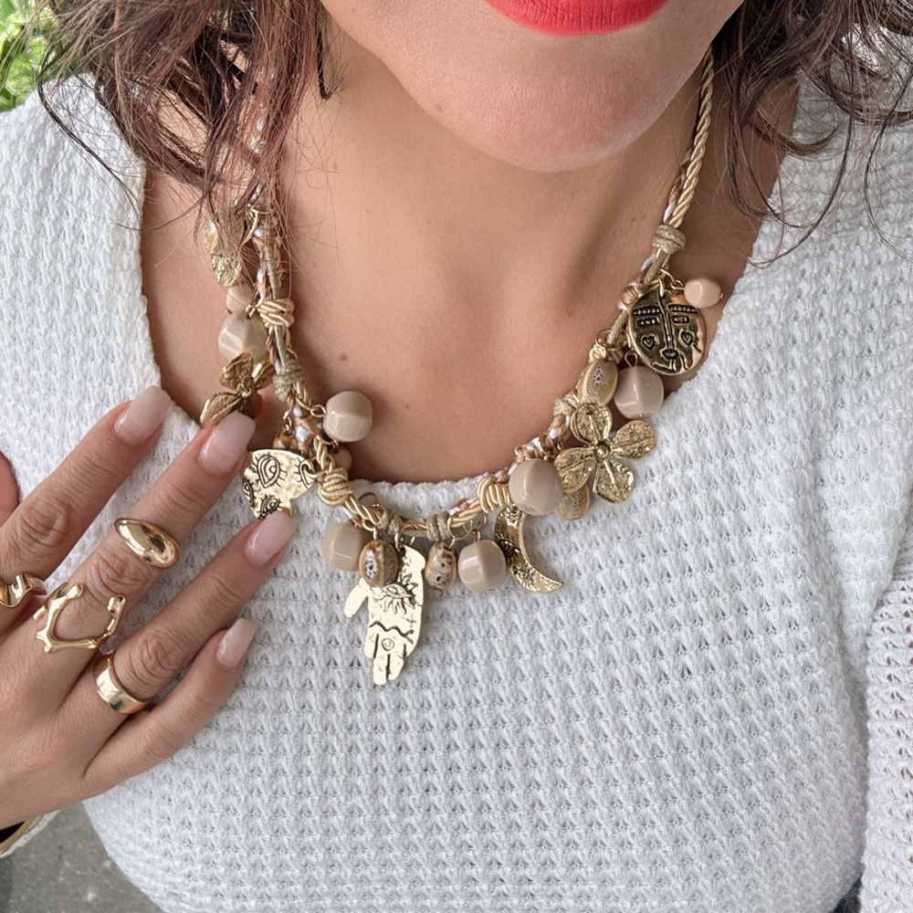 Gold Charm Necklace